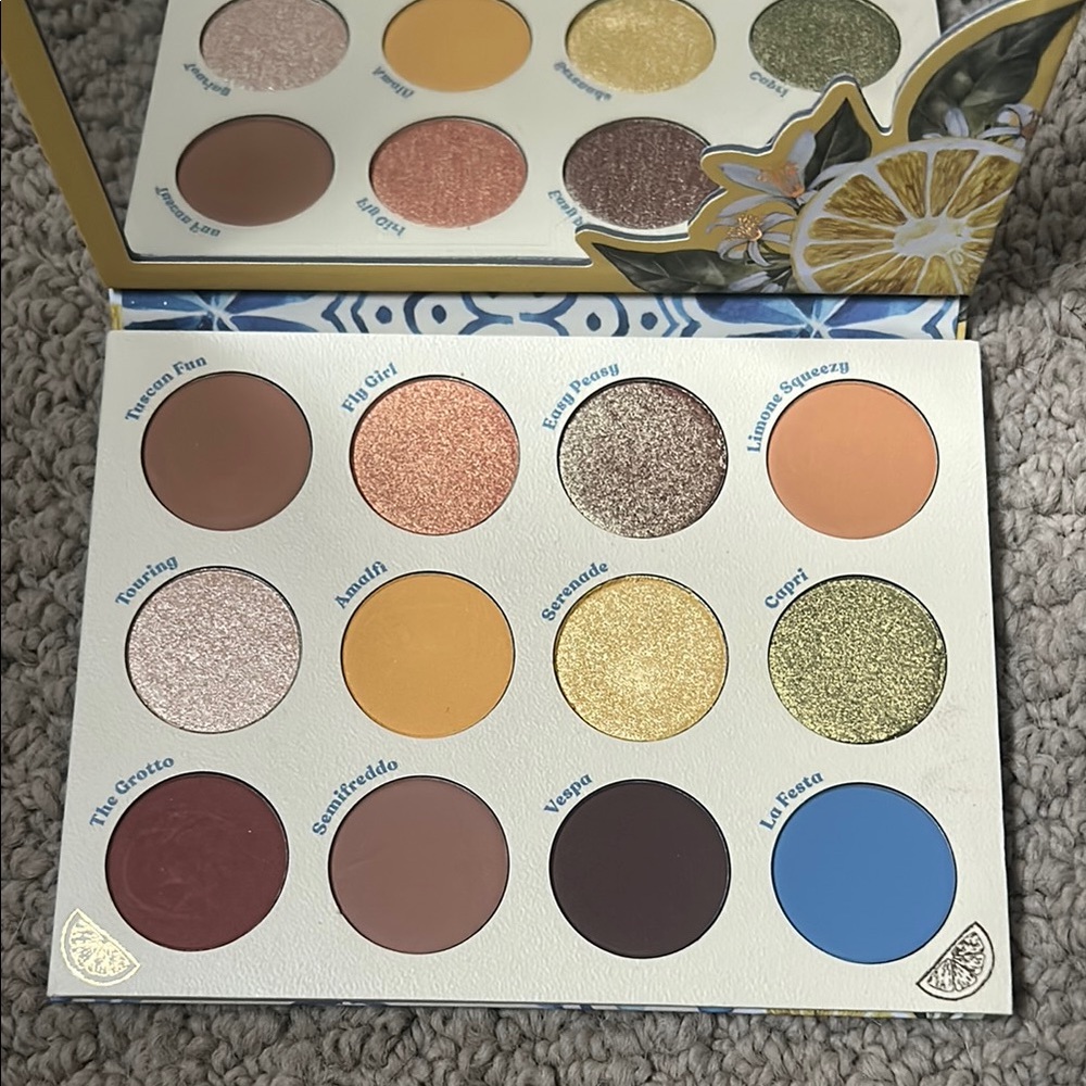 Colourpop limoncello palette